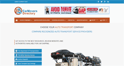 Desktop Screenshot of carmoversdirectory.com